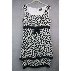 Luisa Spagnoli Sleeveless Empire Waist 100% Silk Dress-Made in Italy-Size 44